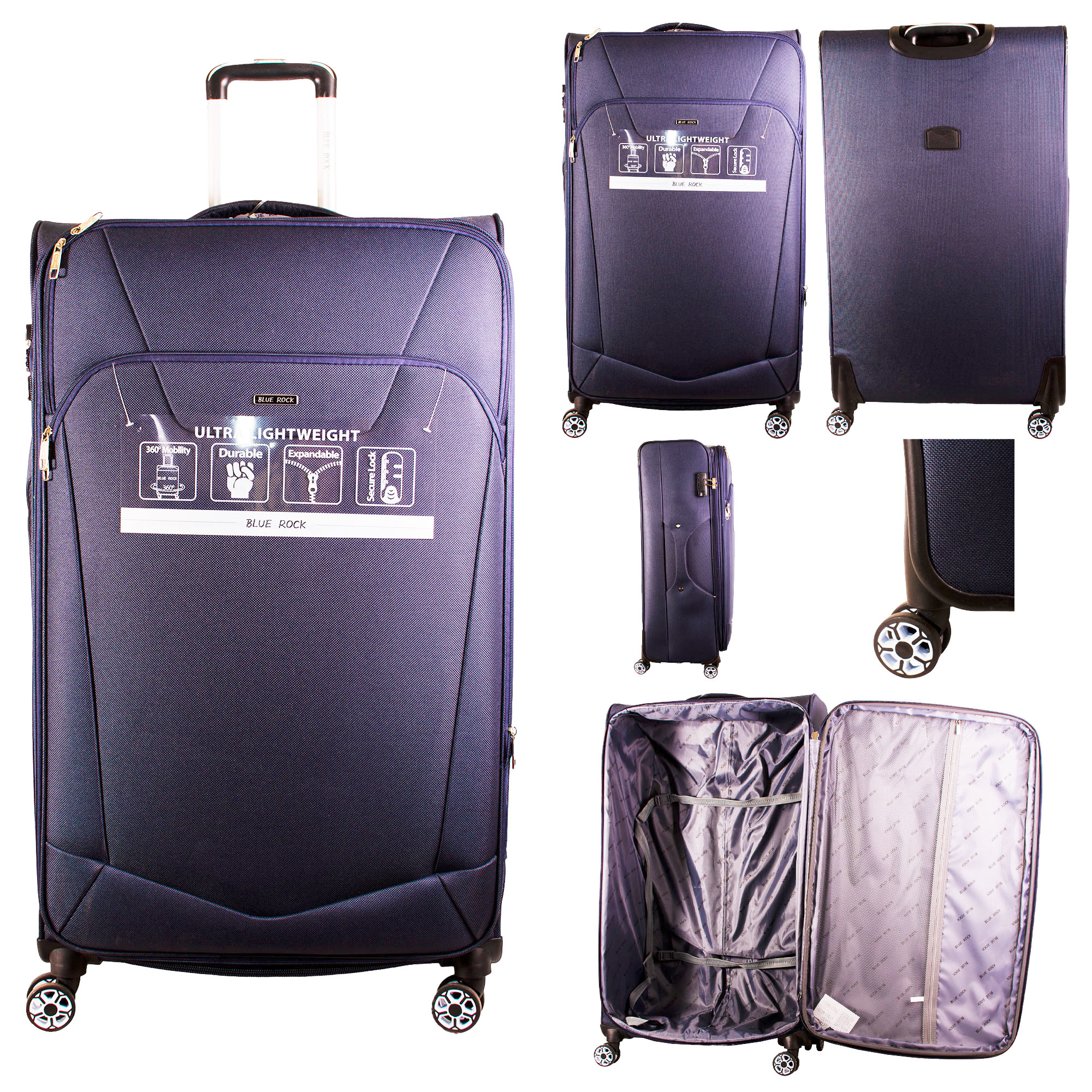 (image for) T-SC-02 DARK NAVY 32'' TRAVEL TROLLEY SUITCASE